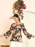 Printed Square Neck Pure Cotton