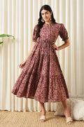 Printed Square Neck Pure Cotton