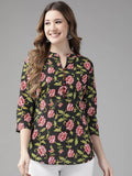 Pure Cotton Shirt Style Top