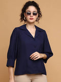 Pure Cotton Shirt Style Top