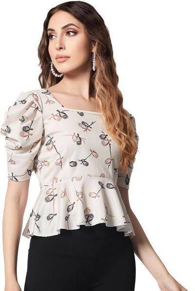 Pure Cotton Shirt Style Top