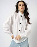 Pure Cotton Shirt Style Top