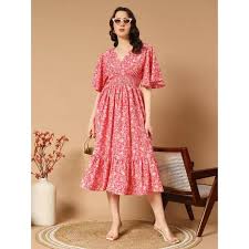 Printed Square Neck Pure Cotton