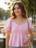 Pure Cotton Shirt Style Top