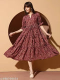 Printed Square Neck Pure Cotton