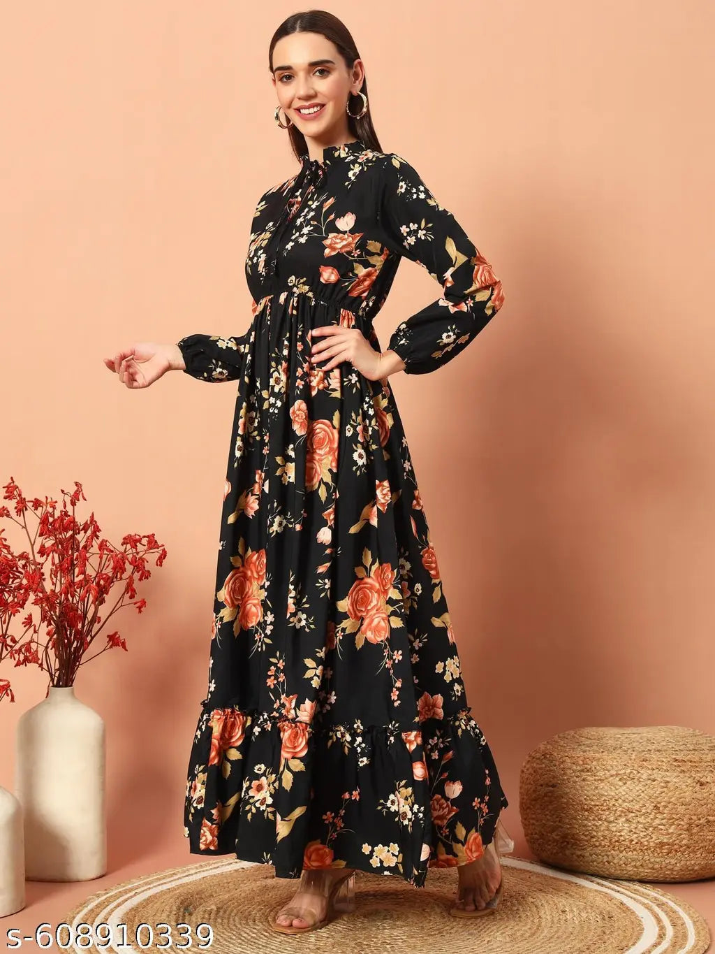 Printed Square Neck Pure Cotton